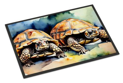 NEW Turtles Tortoises Doormat Front Door Mat Indoor Outdoor Rugs for Entryway, Non Slip Washable Low Pile, 18H X 27W