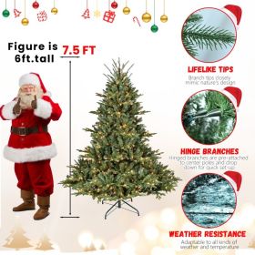 PE, PVC Christmas Tree, Green (Option: Half of 15ft)