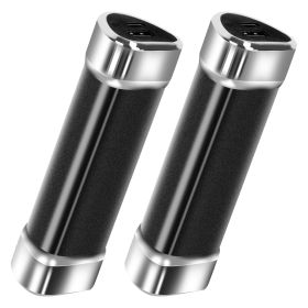 2 Packs Split-Magnetic Handwarmers 2 In 1 Portable Electric Pocket Heater Power Bank Portable Charger With 3 Heating Levels For Camping Hunting F (Color: Black)