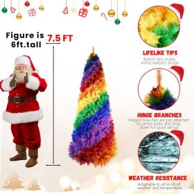 PVC Rainbow Spiral Tree (Option: Half of 15ft)