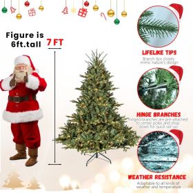 PE, PVC Christmas Tree, Green (Option: 7ft)