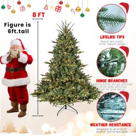 PE, PVC Christmas Tree, Green (Option: 8ft)